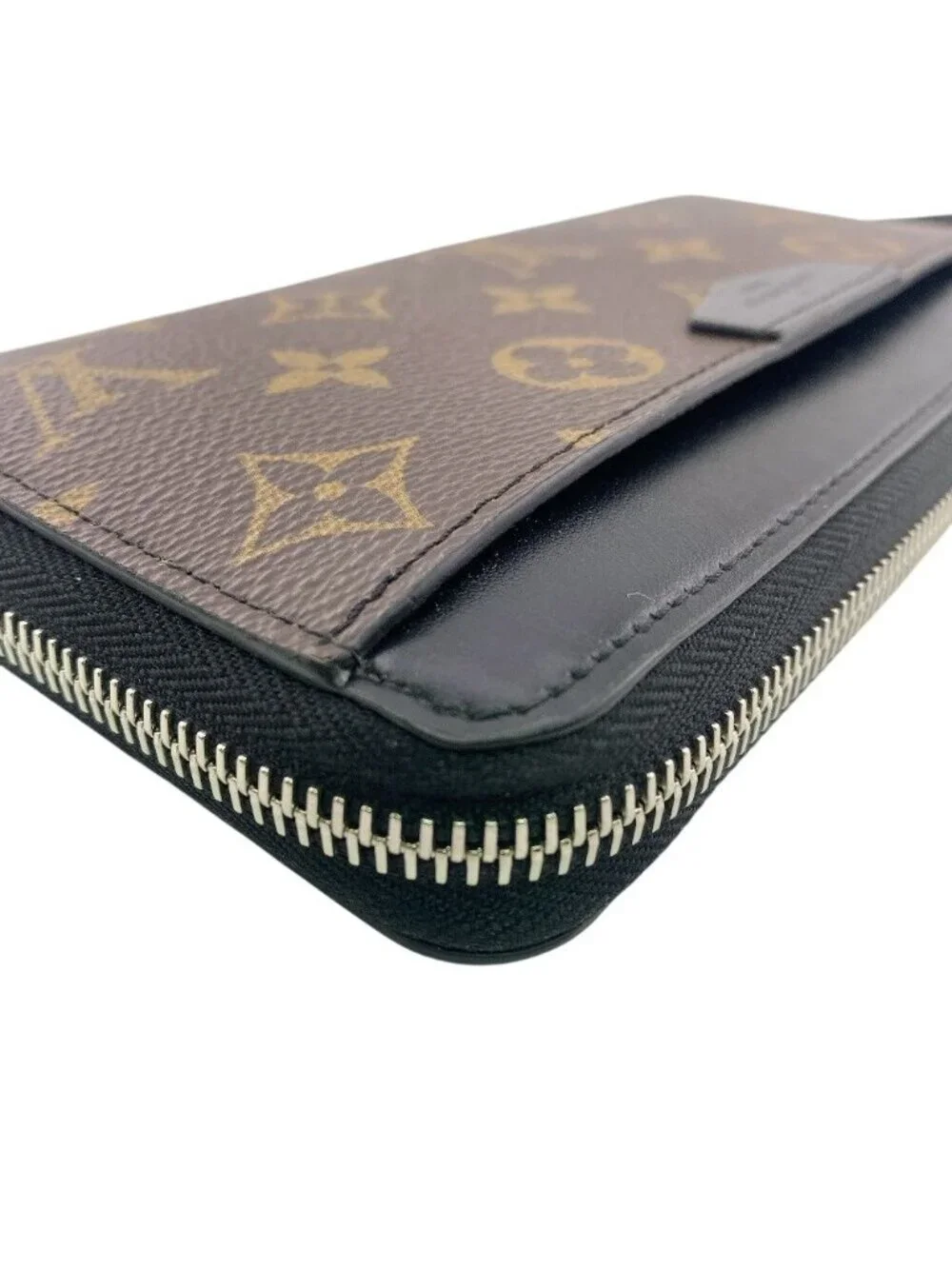 Louis Vuitton L-Shaped Zipper Clutch Strap Removable Zippy Dragonne Monogram